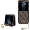 Guess GUHCZF5GF4GBR F731 Z Flip5 brązowy|brown hardcase 4G Charms Collection