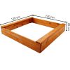 Koka smilšu kaste Springos SBX120SI 120x120cm