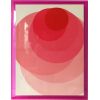 Wall art WALLY 60x80cm, pink circle, acrylic