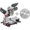 Šķērszāģis KS 216 M Lasercut + sawblade 628060000&MET, Metabo