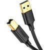 Кабель для принтера Ugreen USB Type B (male) - USB 2.0 (male) 480 Мбит|с 2 м черный (US135 20847)