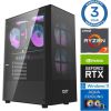 INTOP AQUA Ryzen 7 7700X 32GB DDR5 1TB SSD M.2 NVME+2TB RTX3060 12GB WIN11