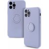 Mocco Pastel Ring Silicone Back Case Aizmugurējais Silikona Apvalks Priekš Samsung Galaxy S21 FE 5G Violets