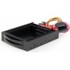 Gembird 3.5 mobile rack for 2 SATA 2.5 drives Black