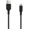 Setty USB - USB-C kabelis 1,0 m 2A melns