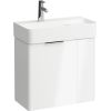 Laufen izlietnes skapītis Base (Val), 585x290 mm, h=520 mm, 2D, spīdīgs balts