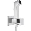 Hansgrohe iebūvējamā rokas duša Bidette 1jet E EcoSmart+, ar vadu 1250 mm un turētāju, sajauktam ūdenim, hroms
