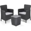 Keter Комплект садовой мебели Trenton Balcony Set серый