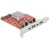 DeLOCK PCIe x4> SuperS USB + 2xUSB-A + USB-C USB 10 Gbps // Dual Channel
