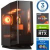 INTOP AQUA Ryzen 7 9800X3D 32GB DDR5 1TB SSD M.2 NVME RTX5070Ti 16GB WIN11
