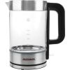 Tējkanna Gastroback Design Basic, 1.7 L, 3000 W, Stainless steel, Transparent, Glass, Stainless steel, Water level indicator, Overheat protection