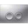 Geberit Delta25 Flush Plate for Dual Flush - Matt Chrome Plated