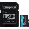 KINGSTON 128GB microSDXC Canvas Go Plus Gen4 200MB/s A2 U3 V30 Card + Adapter