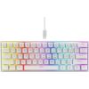 RoGer K61 Игровая механическая клавиатура RGB / Белая