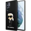 Karl Lagerfeld KLHCS23LSNIKBCK S23 Ultra S918 hardcase czarny|black Silicone Ikonik