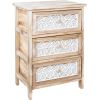Chest of drawers KASEKE with 3 storage units 40x29x58cm, natural