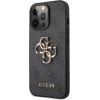 Guess -  Guess PU 4G Metal Logo Case for iPhone 13 Pro Max Grey