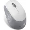 Mouse wireless, Genius NX-8000S BT, white and gray, optical, 1200DPI