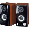 Genius loudspeakers SP-HF500A v2, 2.0, 16W, brown-black, volume control, headphones output, 3,5 mm jack (USB)+ AUX, 100Hz~20kHz