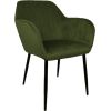 Chair EVELIN forest green velvet