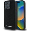 Karl Lagerfeld -  Karl Lagerfeld PU Quilted Pattern Case for iPhone 16 Pro Black