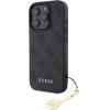 Guess -  Guess 4G Charm Case for iPhone 16 Pro Max Tone on Tone Grey