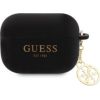 Guess -  Guess 4G Charm Silicone Case for AirPods Pro 2 Black