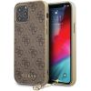 Guess 4G Charms Case for iPhone 12|12 Pro 6.1 Brown