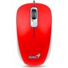 Mouse wired, Genius DX-110, red, optical, 1000DPI