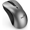 Mouse wireless, Genius Ergo 8100S AI, black and silver, optical, 1600DPI