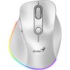 Mouse wireless, Genius Ergo 9000S Pro, white, optical, 2400DPI