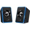 Genius loudspeakers SP-U125, 2.0, 3W, blue, volume control, 3,5 mm jack (USB), 150Hz-20kHz