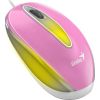 Mouse wire, Genius DX-Mini, pink, optical, 1000DPI