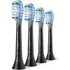 Philips Sonicare C3 Premium Plaque Defence zobu birstes uzgaļi, 4 gab, melns - HX9044/88