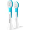 Philips Sonicare for Kids Mini zobu birstes uzgalis, 2 gab,3+, Balta/ciāna - HX6032/90