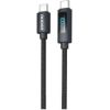 Dudao   L7C USB-C - USB-C 100W Cable with LED Display 1m Black
