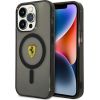 Ferrari FEHMP14XURKK iPhone 14 Pro Max 6.7" czarny|black hardcase Translucent Magsafe