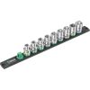 Wera socket magnetic strip C 4 Zyklop socket set 1/2 (black/green, 9?piece)