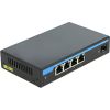 DeLOCK Giga Ethernet Switch 4P PoE + 1SFP - 87765