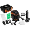 NEO Laser 3D, 16 linii, zielony, walizka, tarcza celownicza, magnetyczny uchwyt, ładowarka