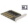 DeLOCK PCIe 16x card> 4x internal NVMe M.2, controller