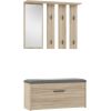 Top E Shop PARMA closet 100x35x180 cm, oak sonoma