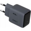 Wall Charger 45W USB-C, PD GaN By Aukey Dark Grey