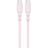 USB-C to USB-C Silicone Cable 1m 100W, USB2.0 by Aukey Pink