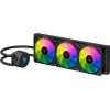 Dzesētājs SAVIO VELOX 360mm ARGB CPU liquid cooler 300W Melns