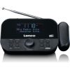 Lenco radio pulkstenis ar projekciju, melns - CR-615BK