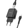 Hoco N2 Зарядное устройство 2.1A  + Lightning кабель 1m
