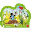 Dino Frame Puzzle 25 pc silhouette, Little Mole