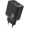 Dudao Universal  A26T GaN 25W USB-A, USB-C Charger Black