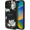 Guess -  Guess Grained Printed Flower         Pattern MagSafe for Apple iPhone 16 Pro Max Black
